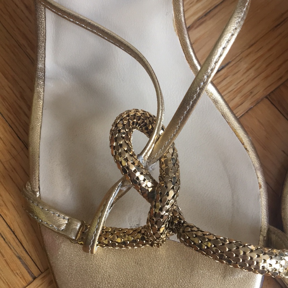 Jimmy Choo Gold Slingback - Picture 2 of 4